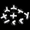 5 Stück Innendurchmesser 12mm Gerader Winkel 4-Wege T-Stück 60 90 120 135 Grad PVC Verbinder DIY Kleiderschrank Zelt Fitting Adapter