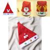 Charming Christmas Led Hat For Adults And Kids Featuring Cartoon Antlers And Velvet Finish