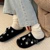 Fashion fragrant black retro bag head thick-soled slippers for women to wear autumn and winter popular Birkenstock half slippers