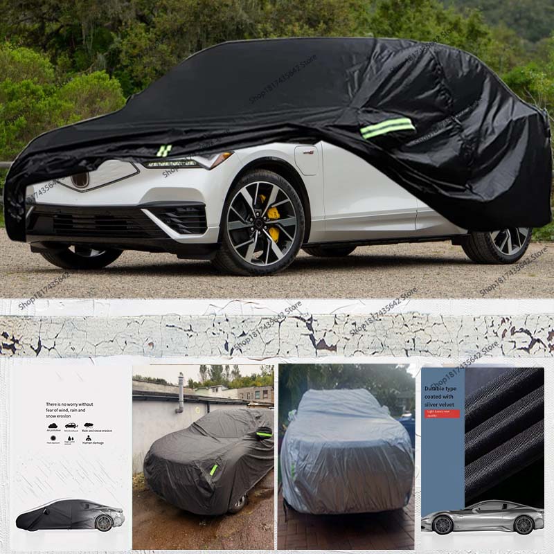 

Fit for Acura ZDX 2025 2025 Waterproof All Weather for Automobiles Rain Snow Sun Protector Indoor Outdoor Car Covers Custom silver