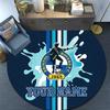 Custom Name Bristol Rovers Round Area Rug,Carpet Rug for Living Room Bedroom Sofa Playroom Decor,Non-slip Floor Mat