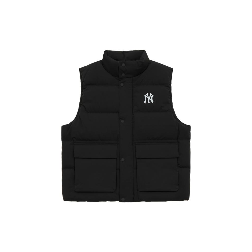New MLB New York Yankees Basic Collection Down Vest Unisex Black 3ADVB0146-50BKS