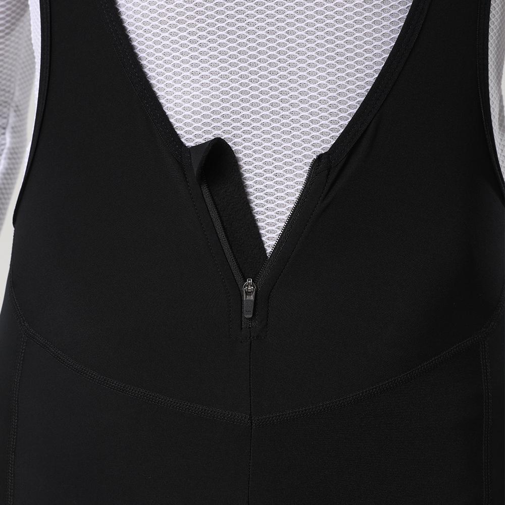 Ykywbike Men's Winter Thermal Fleece Cycling Bib Tights Mountain Bike Ykk Zipper Pro Team Gel Padded Mtb Cycling Long Pants