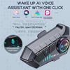 Kebidumei YP10 2X Wireless Bluetooth5.3 Motorcycle Helmet Intercom Headset Waterproof 300 M Intercomunicador Speaker Earphone