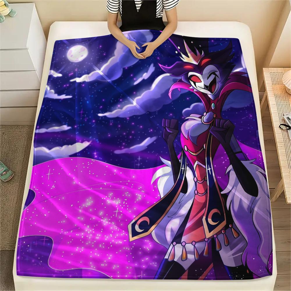 Helluva Boss  Print Flannel Blanket, High quality Comfortable for All Seasons, Home Decor, Warmth and Comfort