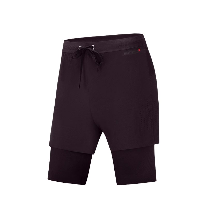 

Anta Champion Outdoor Trail Running Series Color Block Reflective Night Vision Versatile Sports Shorts Women shorts 162510501-1 2XL