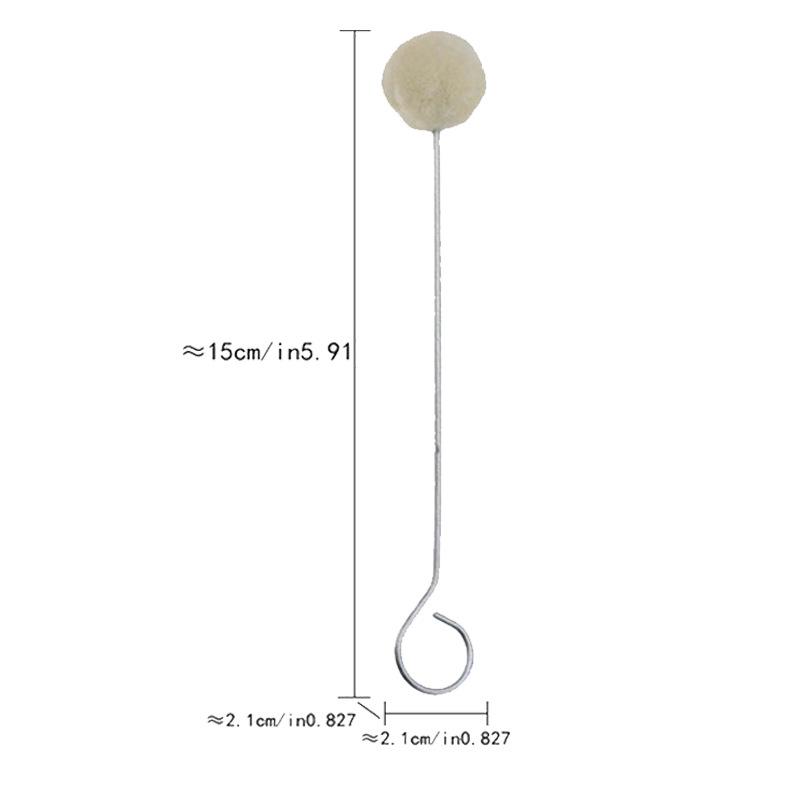 Wool Ball Dye Kit with Resist, Brush & Sealing Agent for DIY Leathercraft Wool Ball Brush