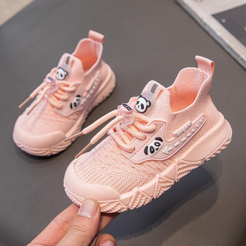 

2025 Kids Low-Top Sneakers: Mesh Slip-Ons for Boys & Girls 16.5CM length - size 26 рожевий