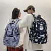 Große Kapazität Student Schultasche Druck Männer Leichte Rucksack Frauen Rucksack