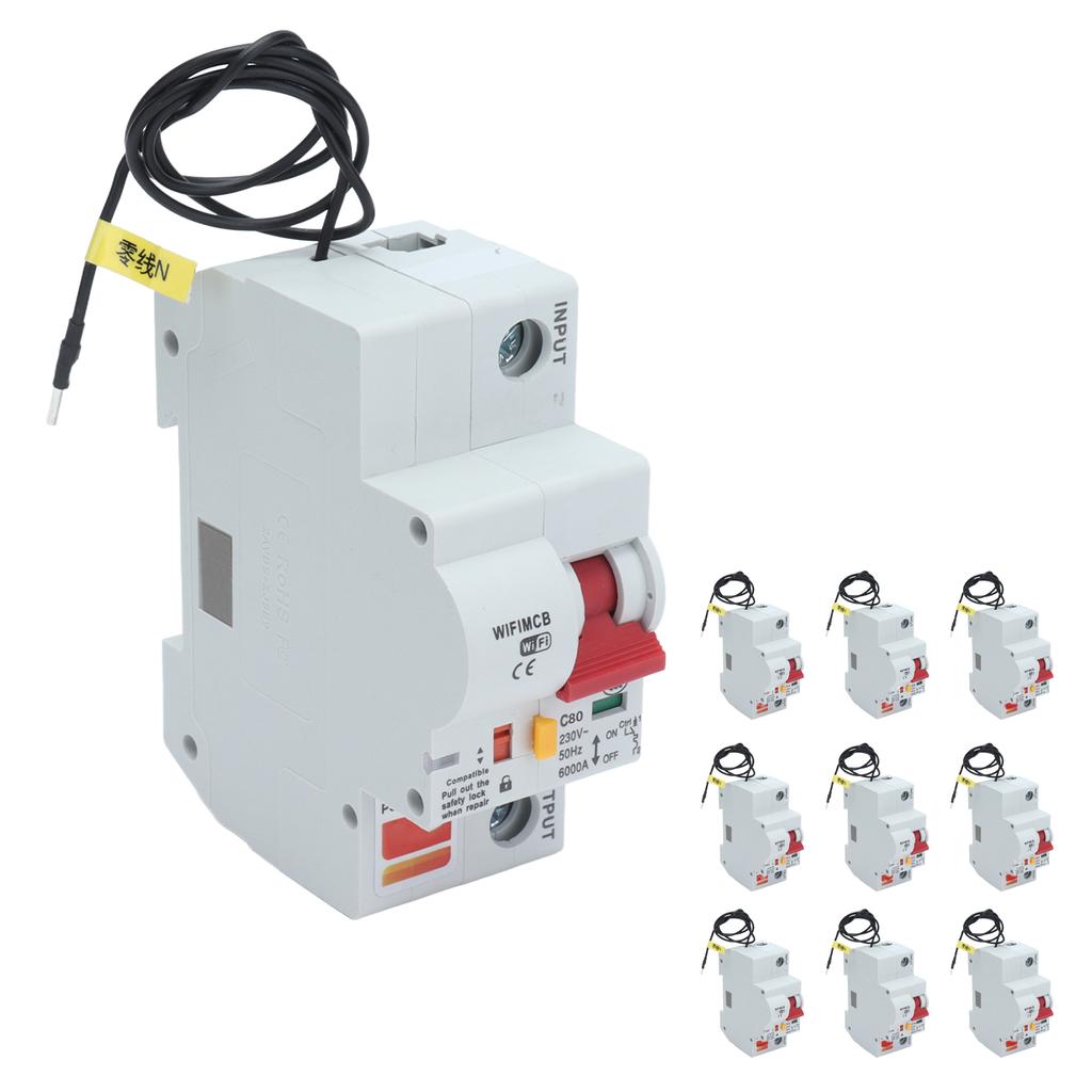 Buy WiFi Smart Circuit Breaker 1P Bluetooth Circuits Breakers Remote