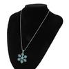 Frozen Snowflake Rhinestone Pendant Clavicle Chain Korean New Style Necklace