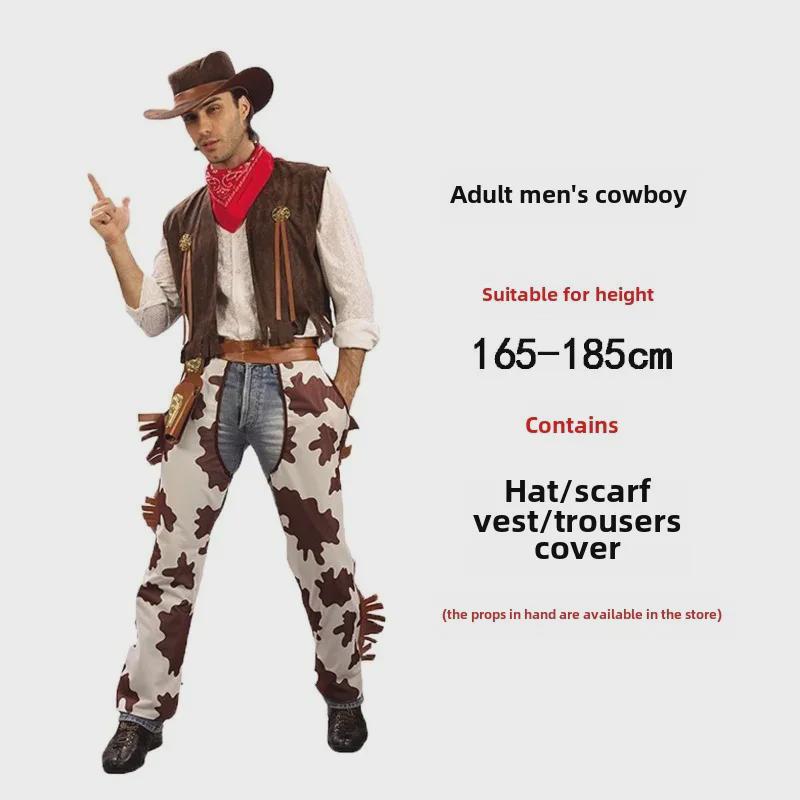 Halloween Woody Cowboy Costume for Adults and Kids