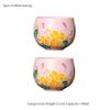 2pcs 80ml Pink Ru Yao Cute Rabbit Chinese Tea Cup Ru Kiln Ceramic Opening Beautiful Teacup Flowers Teaware Tea Tasting Cup