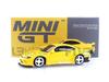 TrueScale Miniatures MINI GT Rocket Bunny Nissan Silvia Yellow Drive Finished Product 1/64 (S15) Right-Hand
