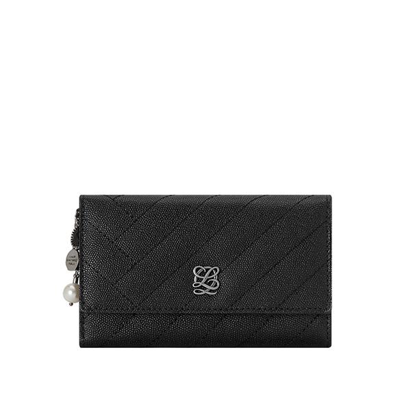 Louis Quatorze L-Quilting Women'S Medium Wallet Ss1Qt02Bl