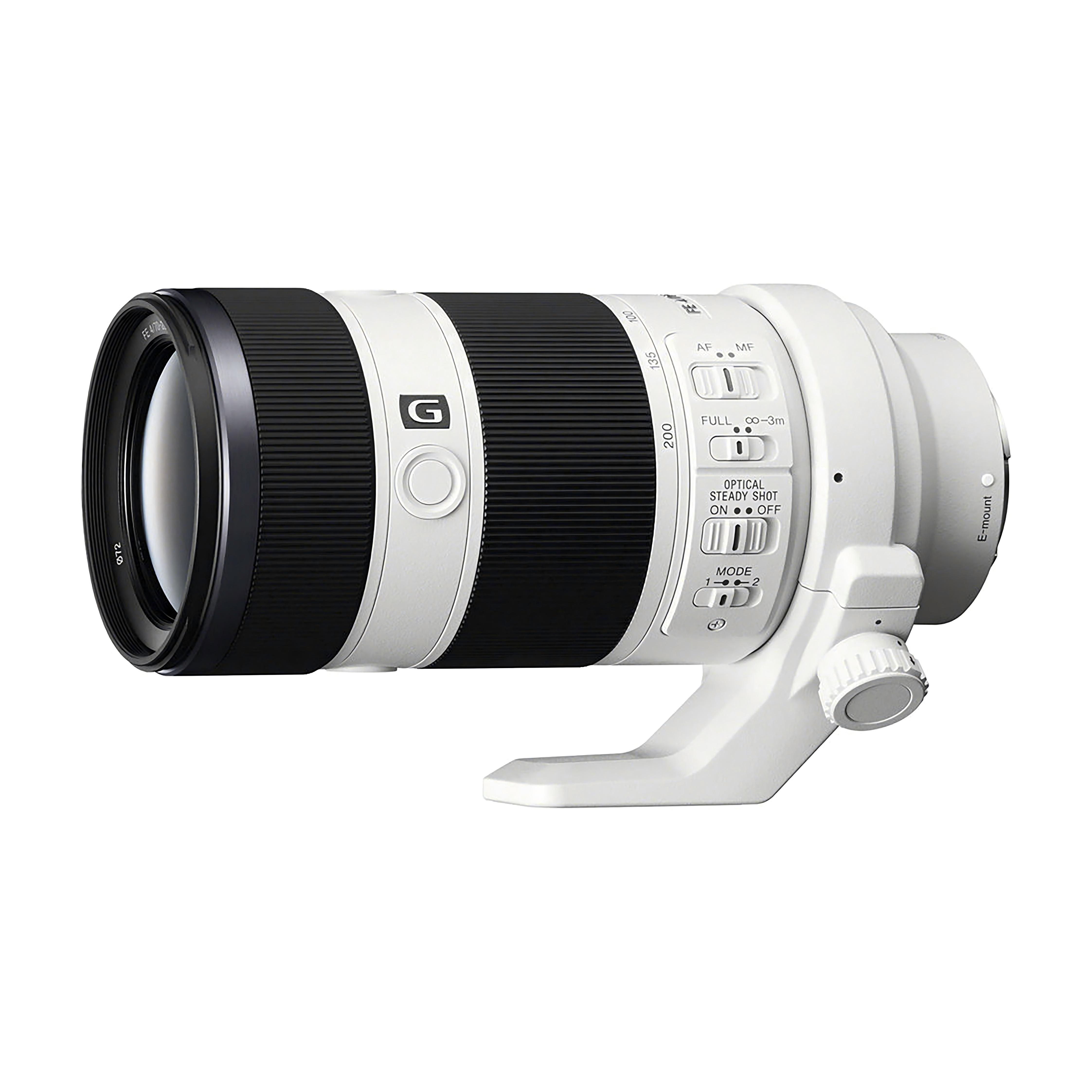 

Sony Объектив FE 70-200 мм f/4 G OSS чёрный/белый