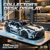 Technisches 1310-teiliges Sport-Rennwagen-Baustein-Set 1:14er Maßstab Modellbausatz DIY Spielzeug Sammlergeschenke für Erwachsene Jugendliche Jungen