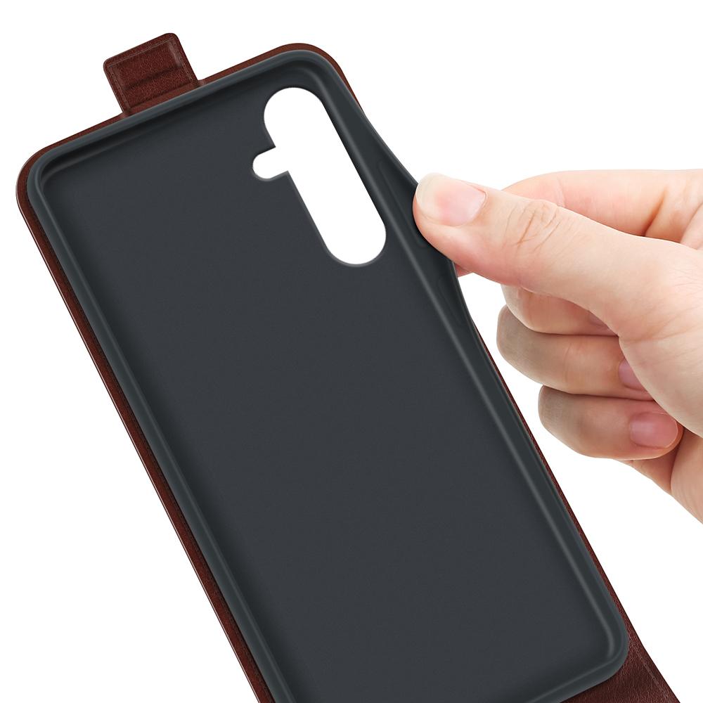 Etui dla Samsunga Galaxy A16 5G/A16 4G z przegródkami na karty, skórzane etui na telefon z klapką pionową