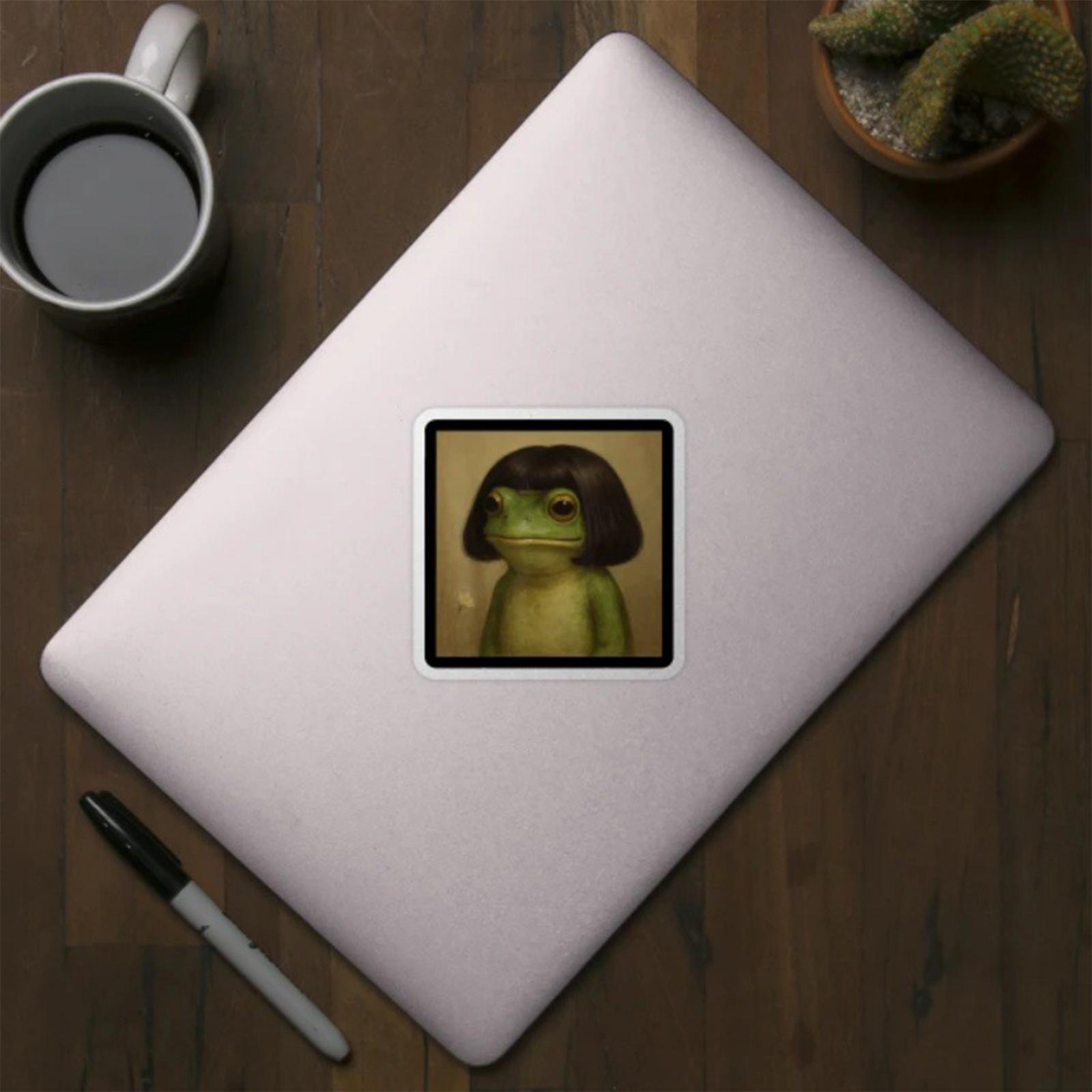 

Funny Stickers, Creative Emojis, Meme Stickers, Laptop Decoration Stickers, Refrigerator Stationery Box Stickers One Size білий
