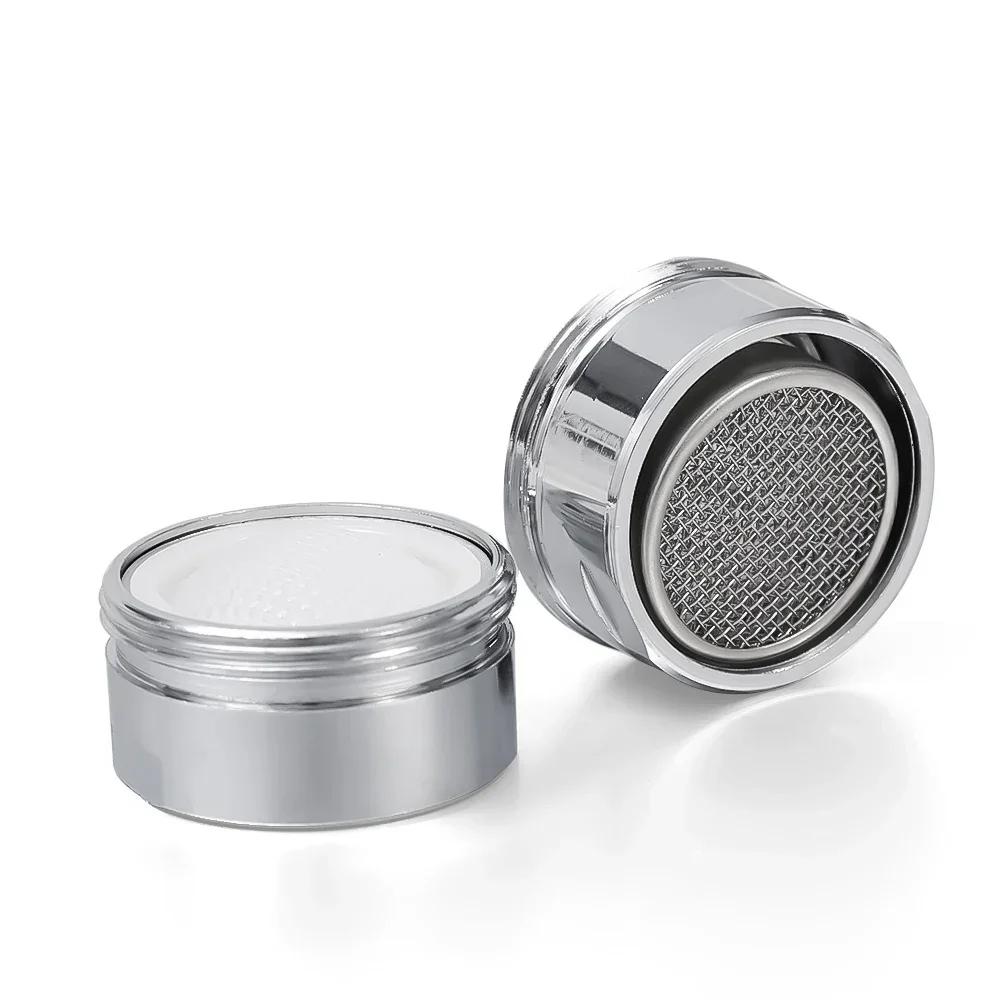 1/6set Messing Wassersparhahn Belüfter Gewinde Bad Wasserhahn Bubbler Austauschbarer Filter Gemischte Düse 24mm Bad Teil