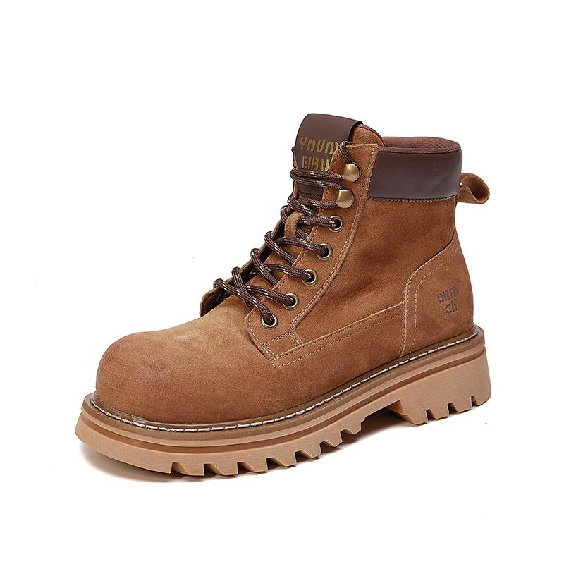 New Boots, Women's Shoes, Height-increasing, Retro Casual Sports, Mountaineering, Anti-slip Workwear, Short