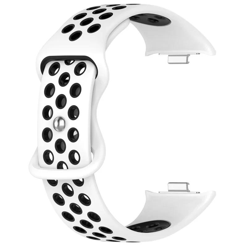 Sports Silicone Strap for Redmi Watch 4 5 6 Band Accessories Replacement Breathable Bracelet Smartwatch Xiaomi Band 8 9 Pro Belt
