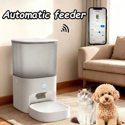 Automatic Pet Food Dispenser 6L WIFI Remote Control with APP Smart Cat Feeders Scheduled Feeding Pet Products Dog Accessories