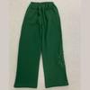 Pantaloni della tuta casual larghi tinta unita alla moda retrò Y2k
