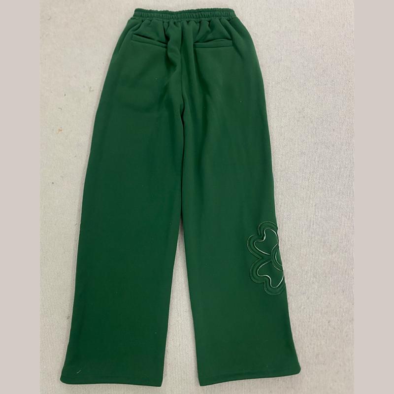 Pantaloni della tuta casual larghi tinta unita alla moda retrò Y2k