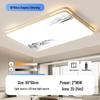 LED Square Ceiling Light - Super Bright for Bedrooms and Living Rooms, Modern 2025 Style, Ideal for Master Bedrooms and Restaurants.