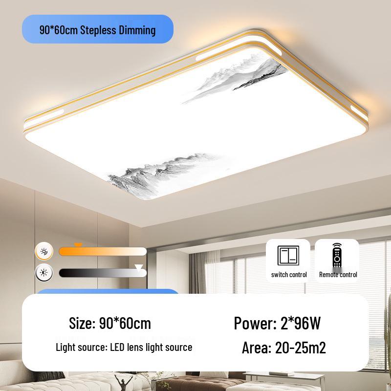 LED Square Ceiling Light - Super Bright for Bedrooms and Living Rooms, Modern 2025 Style, Ideal for Master Bedrooms and Restaurants.
