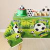 Fußball-Thema Einweg-Tischdecke Fußball Sport Junge Geburtstagsfeier Zubehör Babyparty Fußballfans Geburtstagsdekorationen