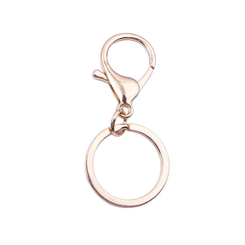 Zinc Alloy Lobster Clasp Hook Set: 3-Piece DIY Keyring & Jewelry Accessories