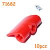 Non-Toxic 2X3X1 Panel Plate Curved Technical Parts Moc Mechanical Car Bricks Building Block Assembles Particles 71682