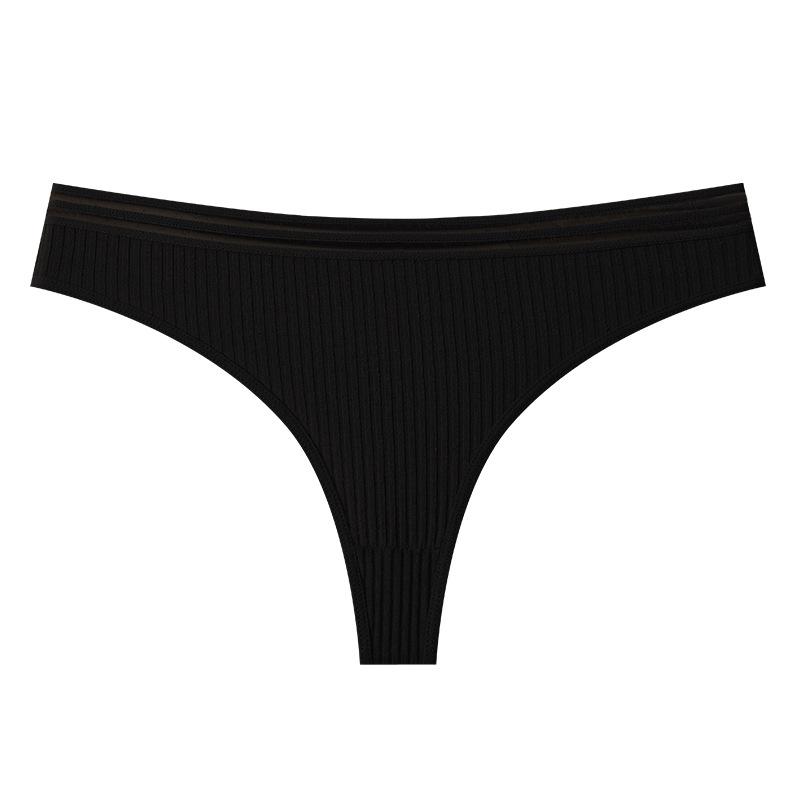 

Горячая Распродажа Сексуальное Нижнее Белье Из Низкой Талии Спортивное Треугольник Белье Женское Полое Поясное Женские Трусики M чёрный