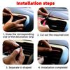 Car Air Conditioner Outlet Decorative U Shape Auto Air Vent Grilles Moulding Trim Decor Strips Car Door Edge Corner Protector