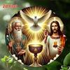Metal Poster Wall Art, Religious Sign Detailed Design, Bar Gift