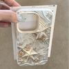 Ins Summer Sea Style Starfish and Pearl Shockproof Phone Case for iPhone 17 17E 16 15 14 13 12 11 Pro Max Soft TPU Cover