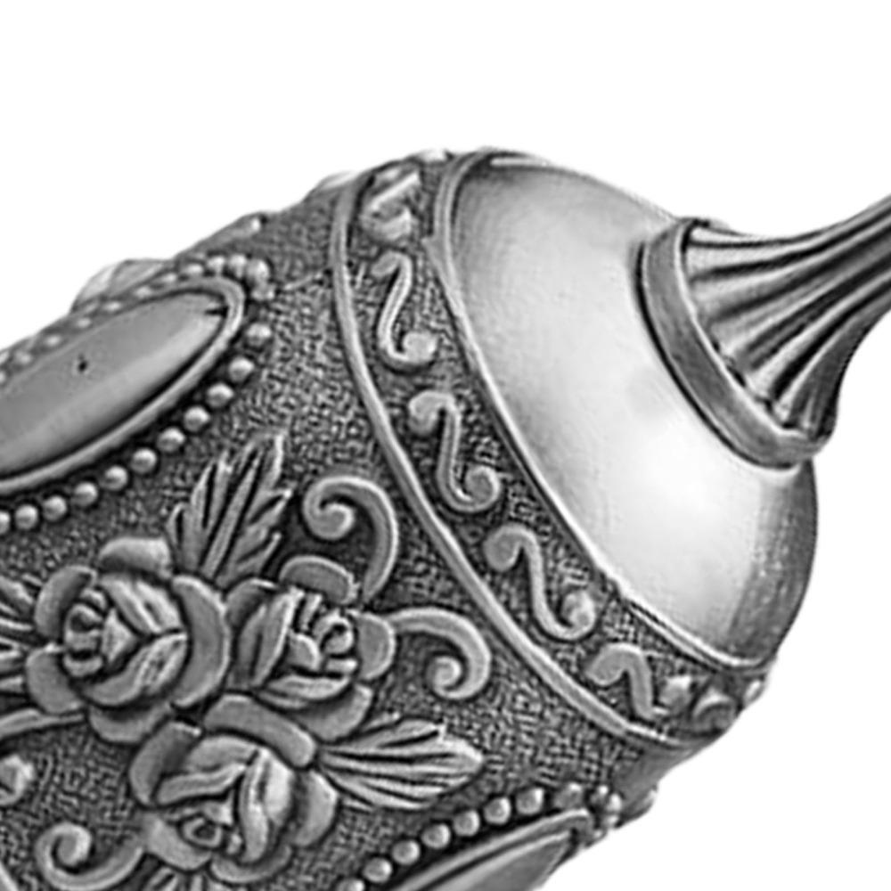 Lotus Hand Dinner Bell Exquisite Engraved Vintage Hand Bell Handbells Metal Hand Bell For Wedding серебряный