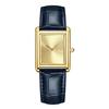 Fashion Luxury Watches for Man Simple Square Gold Dial Men's Watch Waterproof Tank Watches Clock Reloj Hombre New Year Gifts