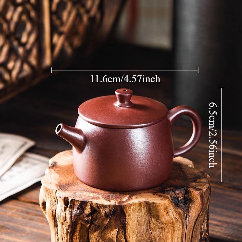 

Chaoshan Zhu Ni Small Capacity Hanwa Pot Household Plum Blossom Hole Purple Clay Teapot Chinese Style Breakable Teapot