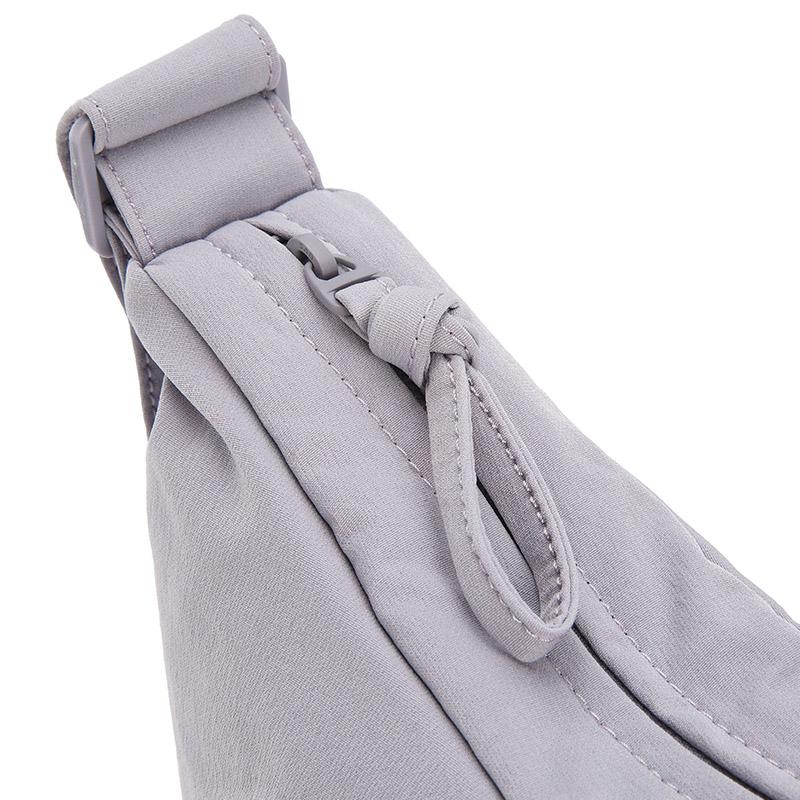 New FILA Fitness Fabric Shoulder Bag Women's New Tile Gray A13W531165FGY