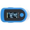 Fingertip Oximeter Portable Blood Oxygen Saturation Pulse Monitor for Bluetooth Blue