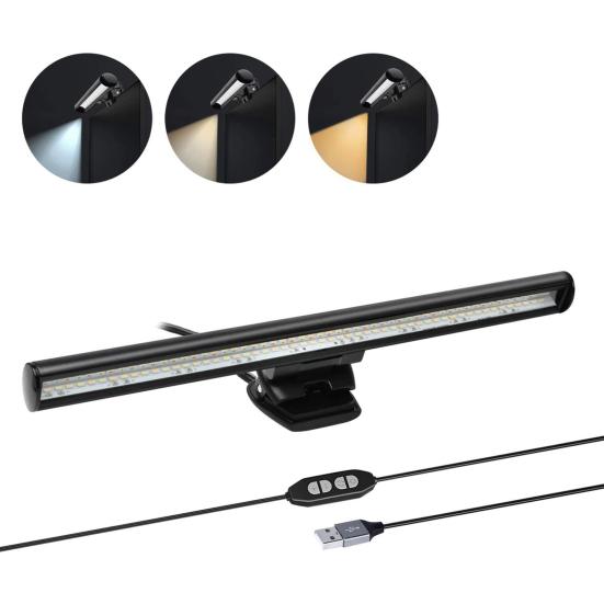 LED Bar Adjustable Laptop Monitor Light Non-flickering Portable Bar for Home