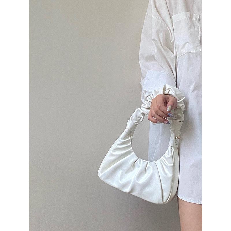 

Сумка подмышку Плиссированная На плечо Кроссбоди Сумка белый