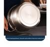 11-Piece Stainless Steel Soup and Steamer Pot Set, Large Sizes 28-36cm for Export Kitchen Cooking