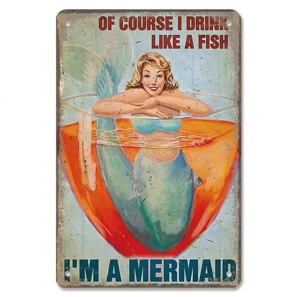 Plaque Metal Tin Signs Captain Bacardi Wall Decoration Vintage Art Posters Iron Painting for Man Cave Home Cafe Garden Club B