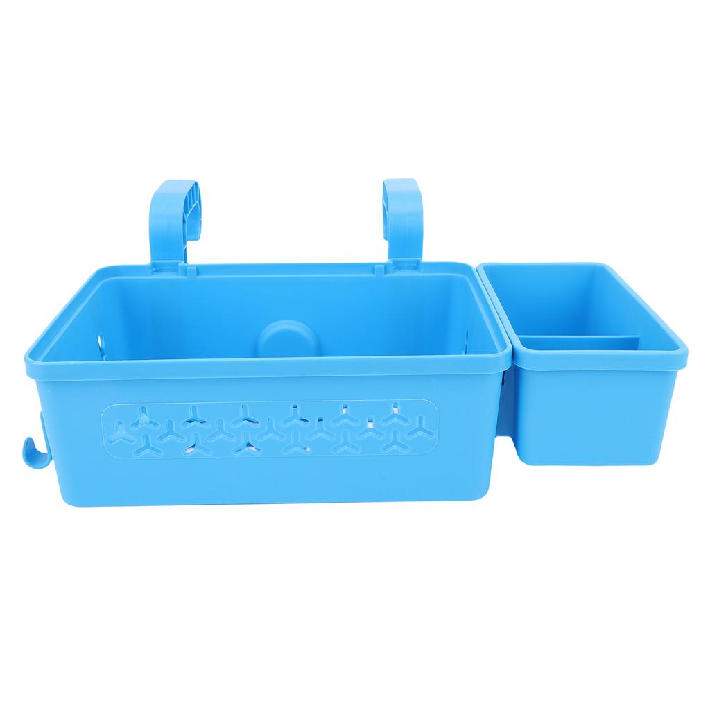 Poolside Storage Basket with Cup Holders Swimming Pool Toys Beverages Versatile Ground Accessories