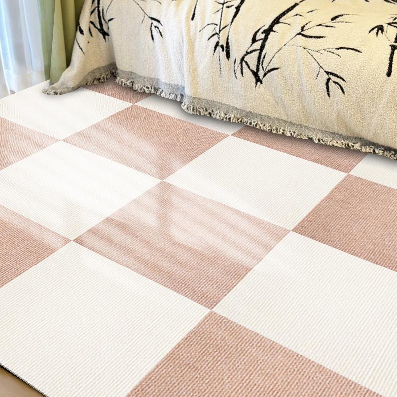 Self-Adhesive Non-Slip Carpet Tiles Thick & Durable Floor Mat for Concrete Office Bedroom Home Decoration