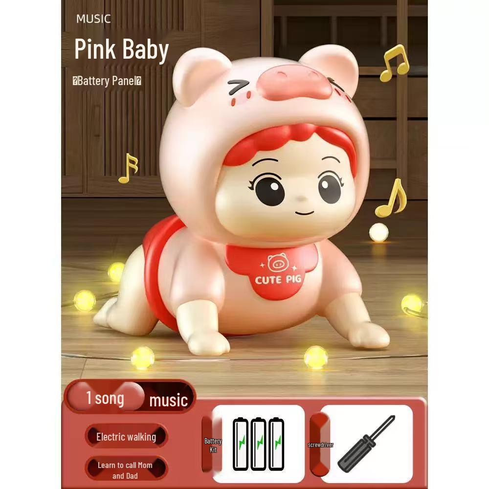 Infant Learning Toy for 0-1 Year Olds: Puzzle, Head-Up Training, Crawling Aid for 6-Month-Olds